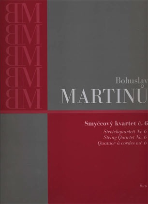 Martinu, Bohuslav: String Quartet No. 6 (parts) Barenreiter