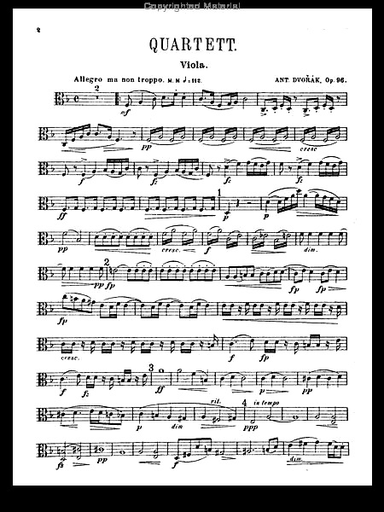 Dvorak, Antonin: String Quartet No. 12 in F major, Op. 96