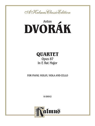 Dvorak, Antonin: String Quartet in Eb major, Op. 87 (score and parts)