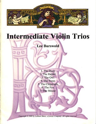 Burswold, Lee: Intermediate Violin Trios (parts and score)