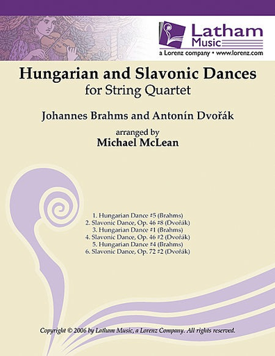 Brahms & Dvorak (McLean): Hungarian & Slavonic Dances (string quartet) LudwigMasters