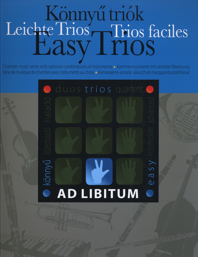 Soos, Andras: Easy Trios (violin, viola, cello or two violins & cello)