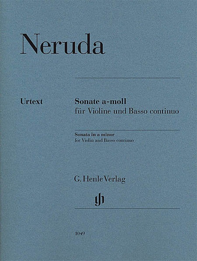 Neruda, J.B.G. (Pilkova/Gerlach, ed.): Sonata in A minor, urtext (violin and basso continuo/piano)