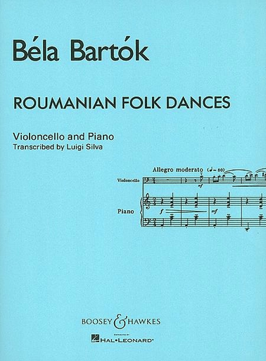 Bartok, B.: Roumanian Folk Dances (cello & piano)