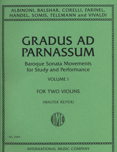 Reiter, Walter: Gradus ad Parnassum-Baroque Sonata Movements for Study and Performance-Vol. 1 (2 violins)