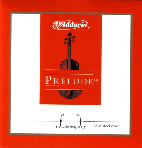 D'Addario PRELUDE violin string set, 4/4 - 3/4, medium