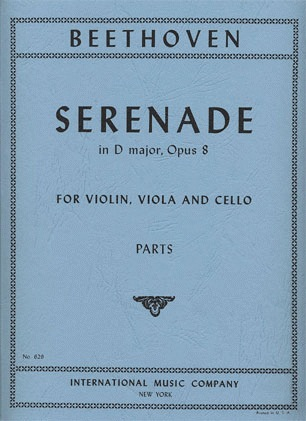 Beethoven, L. van: Serenade in D major, Op.8 (violin, viola, cello)