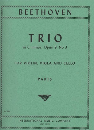 Beethoven: Trio in C minor Op.9 No.3 (violin, viola & cello) IMC