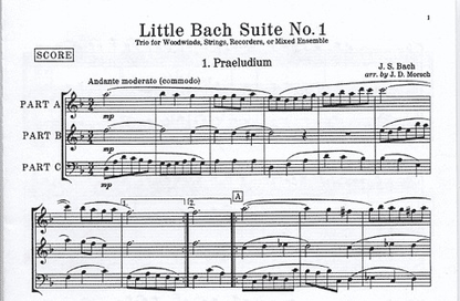 Bach, J.S. (Morsch): Suite No.1 (mixed strings and winds)