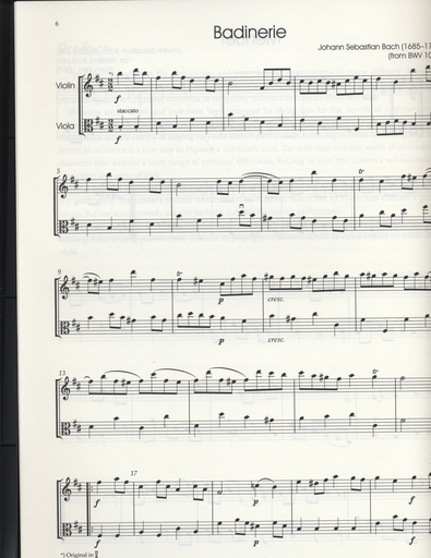 Bodunov, Vladimir: Classic Hits for Violin & Viola, Barenreiter