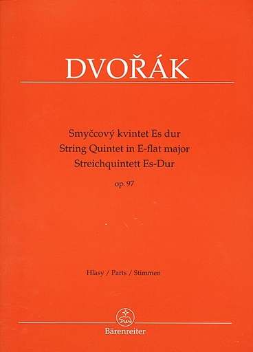 Dvorak, Antonin: Quintet in Eb Major Op.97 (2 violins, 2 violas, cello) Barenreiter