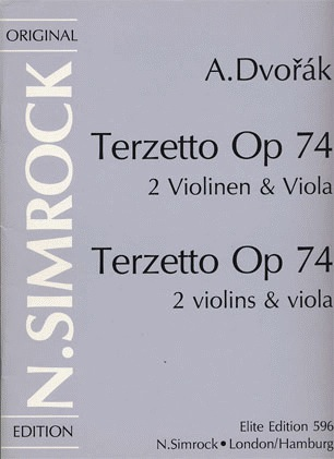 Dvorak, Antonin: Terzetto Op.74 (2 violins & viola)