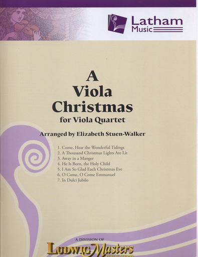 Stuen-Walker, Elizabeth: A Viola Christmas for Viola Quartet, score and parts