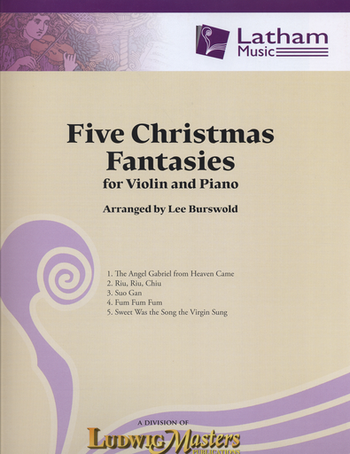 Burswold, Lee (arranger): Five Christmas Fantasies for Violin & Piano