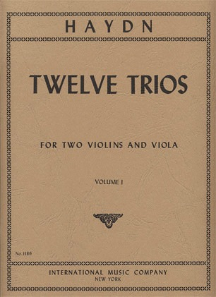 Haydn (Lyman): 12 Easy Trios, Vol.1 (2 violins, & viola)