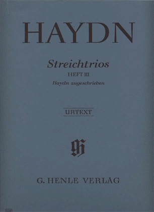 Haydn, F.J. (Brook/MacIntyre, ed.): String Trios, Vol. 3, urtext (2 violins and cello)