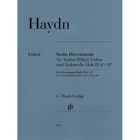 Haydn, F.J.: Six Divertimenti (violin, viola, and cello)