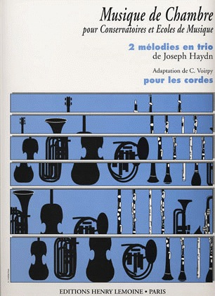Haydn, F.J. (Voirpy): 2 Melodies en Trio pour violin, viola (or violin 2) cello