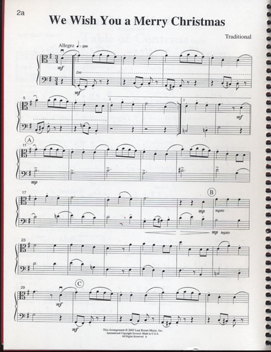 Kelley, Daniel: Traditional Christmas Music for Two (viola & cello)