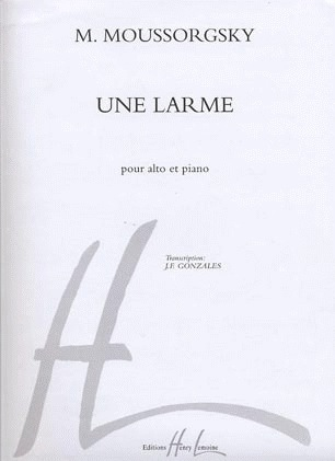 Moussorgsky, Modeste: Une Larme (viola & piano)
