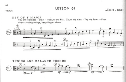 Muller, J.F. & Rusch, H.W.: String Method, Bk.3 (viola)