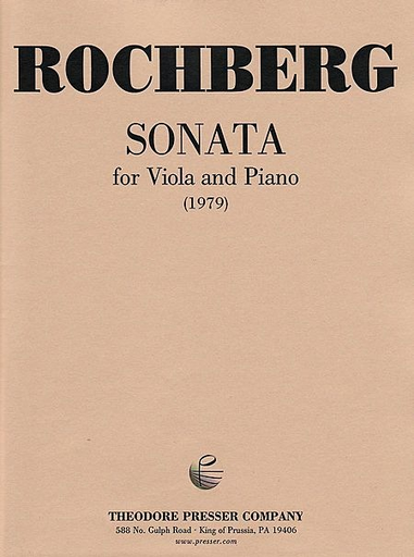 Rochberg: Viola Sonata (viola & piano)