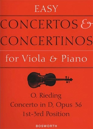 Rieding, O.: Viola Concerto Op.36 in D major (viola & piano)