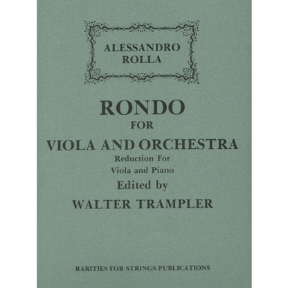 Rolla, Alessandro (Trampler): Rondo in G for Viola & Piano