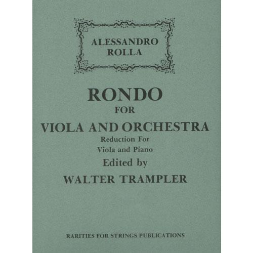 Rolla, Alessandro (Trampler): Rondo in G for Viola & Piano