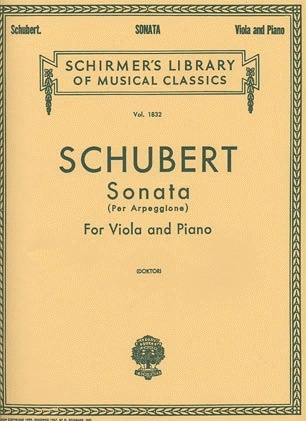 Schubert, Franz: Arpeggione Sonata (viola & piano)