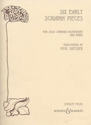Scriabin (Ramsier): Six Early Scriabin Pieces (viola) (piano part sold seperately)