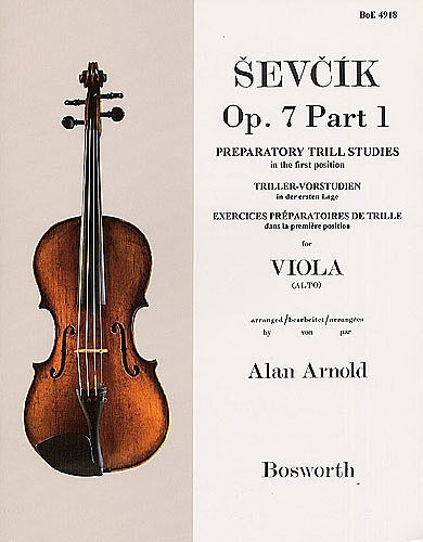 Sevcik, O. (Arnold): Preparatory Studies in Trilling Op.7 Bk.1 (viola)