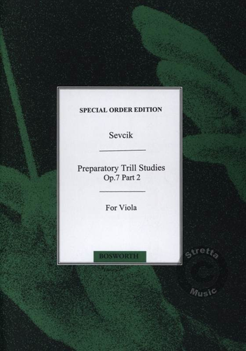 Sevcik, O. (Arnold): Preparatory Studies in Trilling Op.7 Bk.2 (viola)