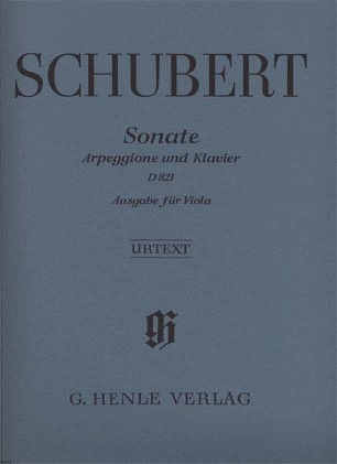 Schubert, Franz (urtext): Arpeggione Sonata D.821 (viola & piano) Henle