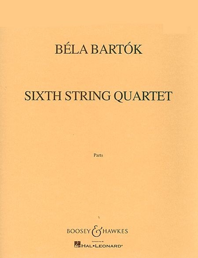 Bartok: String Quartet No.6 (string quartet) Boosey & Hawkes