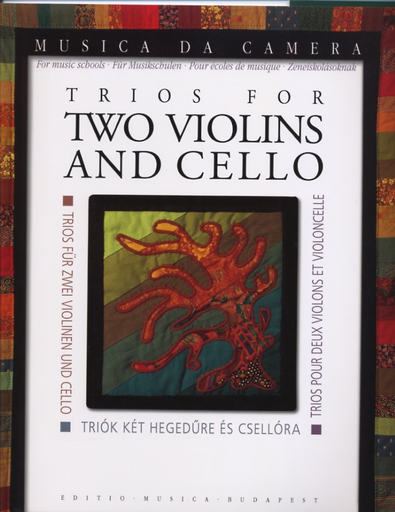 Pejtsik, Arpad: Trios for Two Violins & Cello, score & parts, Edito Musica Budapest