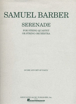 Barber, Samuel: Serenade for String Quartet Op.1 (score and parts)