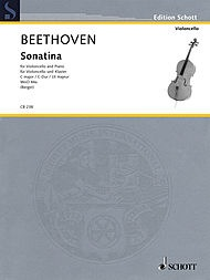 Beethoven, L. van (Berger): Sonatina for Cello & Piano in C major