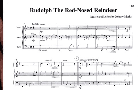 Kelley, D.: Music for Three - Popular Christmas Favorites (mixed trio)