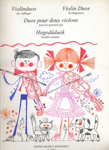Vigh, Lajos: Duos for Beginners (2 violins)
