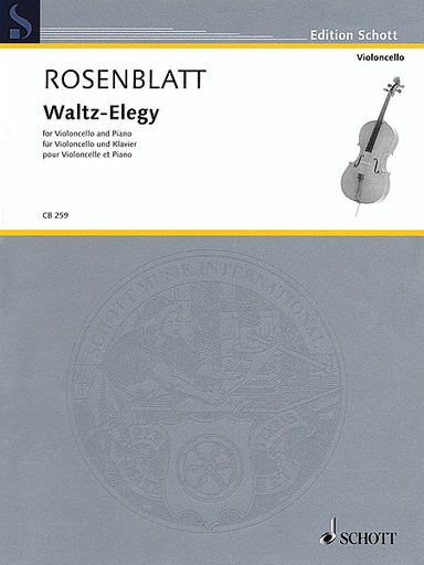 Rosenblatt, Alexander:  Waltz-Elegy for cello and piano