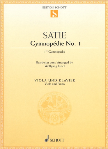 Satie, Eric (Birtel): Gymnopedie No.1 (viola & piano)