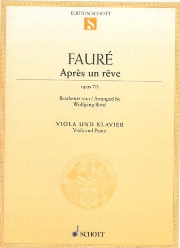 Faure, Gabriel (Birtel): Apres un reve Op. 7/1