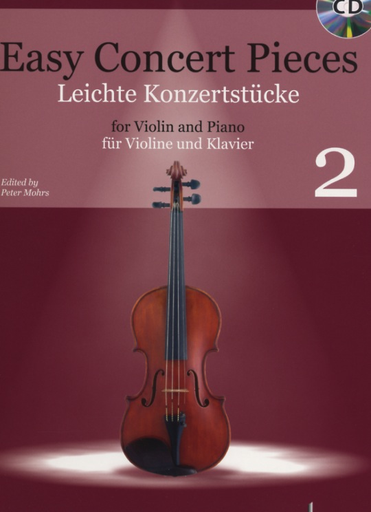 Mohr, P.: Easy Concert Pieces, Vol. 2 (violin, piano CD)