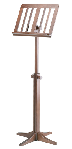 K&M wood music stand with slats, Model 116/1