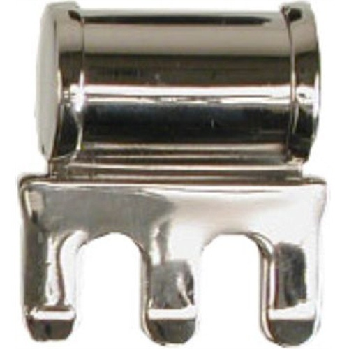 TonWolf violin or viola practice mute, heavy nickel-plated brass.