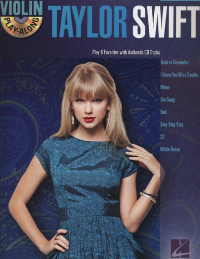 Taylor Swift Violin Play Along-Play 8 Favorites with Authentic CD Tracks