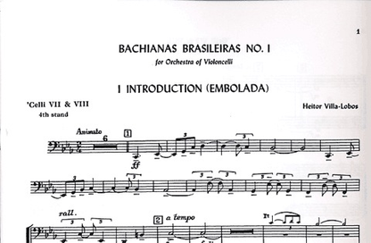 Villa Lobos, H.: Bachianas Brasileiras (2 violas & 6 cellos or 8 cellos)