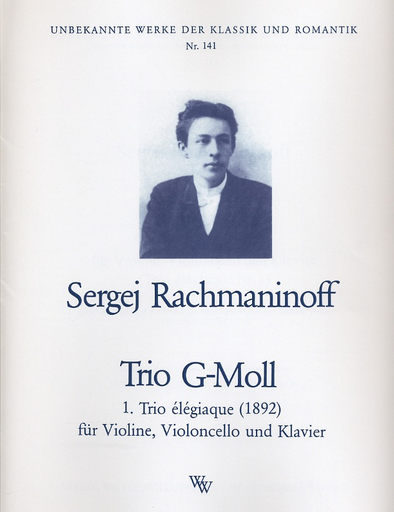 Rachmaninoff, S.: Piano Trio in G minor (violin, cello, and piano)