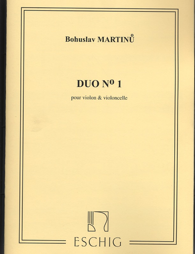 Martinu, Bohuslav: Duo No. 1 (Violin & Cello)